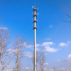 80m гальванизированная башня мобильной телефонной связи Monopole стальная