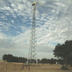 Гальванизированное решетки антенны трубки башни радиосвязи подгонянное шагающее башни 4 трубчатой стальной стальное