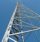 Двиньте под углом башня антенны стальной связи телекоммуникаций GSM само- поддерживая