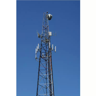 Телекоммуникации связи башни 30m 60m Gsm горячего погружения гальванизированные трубчатые стальные