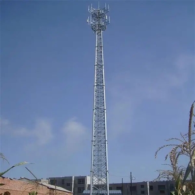 установка башни антенны сотовой связи 20м горячая окунутая гальванизированной стали легкая