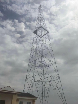 Башня антенны связи решетки 3 ног стальная трубчатая 20м \ 30м