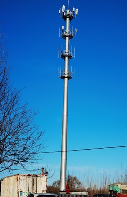 Заткните в гальванизированном погружении башни Монополе одиночной трубки антенны связи горячем
