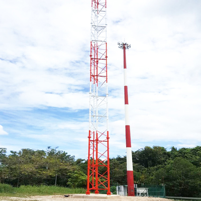 Башня трубчатого 3 телекоммуникаций наличия собственной личности стальная шагающие или 4 шагающих