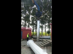 Monopole Steel Tower Single Tube Installation Video