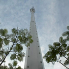 Поляк башни радиосвязи Monopole стальной 15 метров пудрит покрытый