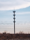 Башня антенны трубки связи одиночная с небольшой площадью пола
