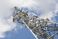 Башня стальной структуры телекоммуникаций Q235 горячего погружения гальванизированная