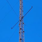 Башня провода Guyed телекоммуникаций радио стального прута триангулярная