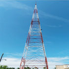 80m гальванизированная башня Q235 4 угла телекоммуникаций стальные шагающая