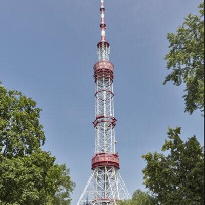 Трубчатые стальные радио стали 80m угла и башня телевидения